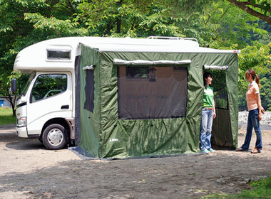 アウトドア・釣り・旅行用品MIMIEテントルーム　サイドオーニング　テント　タコス　キャンピングカー